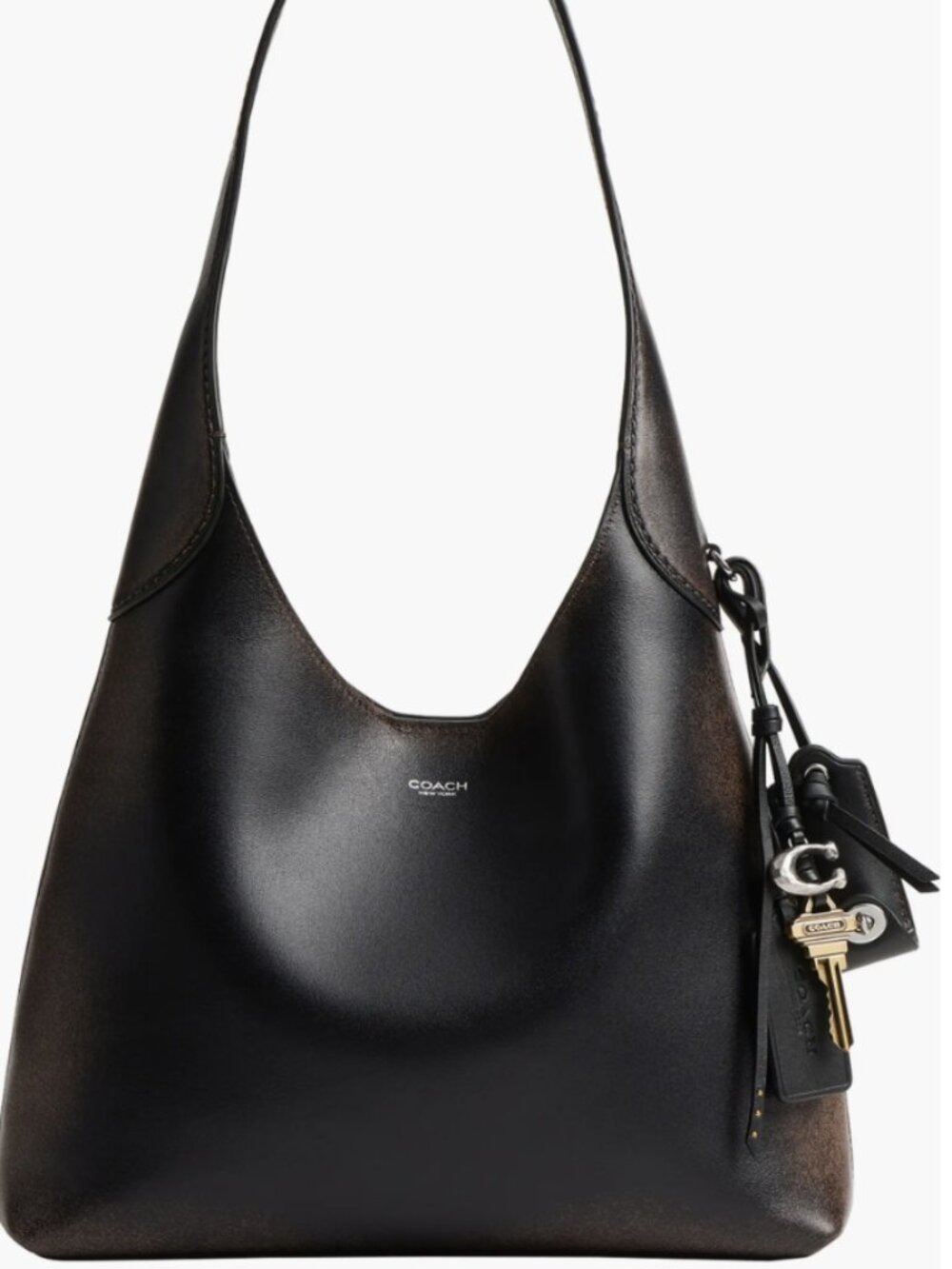 NWT COACH Brooklyn 28 Loved Leather Shoulder Bag